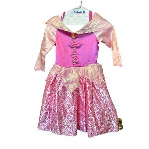 Disney Princess Halloween Pretend Play Aurora Sleeping Beauty Costume Size 4-6X